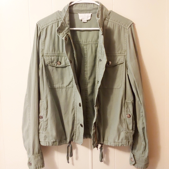 Sage Green Utility Jacket - Picture 2 of 7